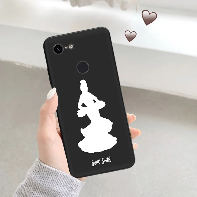 Matte Phone Case for Pixel 8 8a 7 7a 6 6a Moto Edge 20 30 40 Pro OneFusion G200 Virgin Mary Jesus Church Heart Soft Black Cover