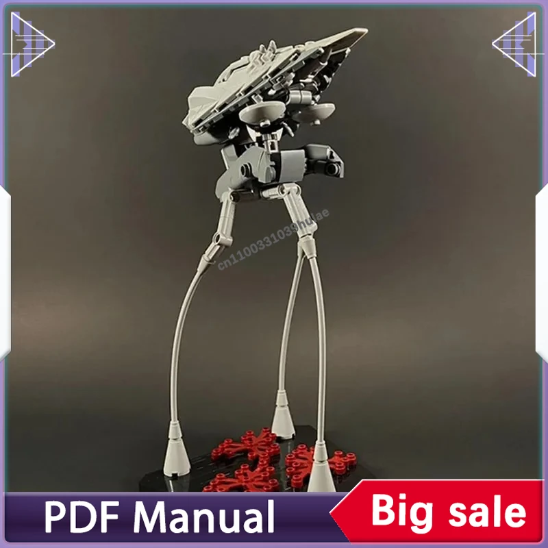 

MOC Alien Tripod Building Blocks 295PCS Creative DIY Assembly Educational Toys Children Birthday Gift Desktop Decor