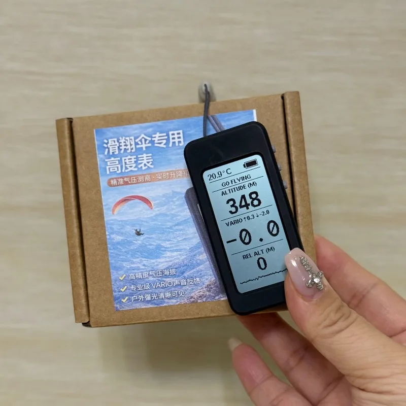 Paragliding Altimeter High Precision Altitude Measuring Instrument For Paraglider Outdoor Air Sports Height Monitoring