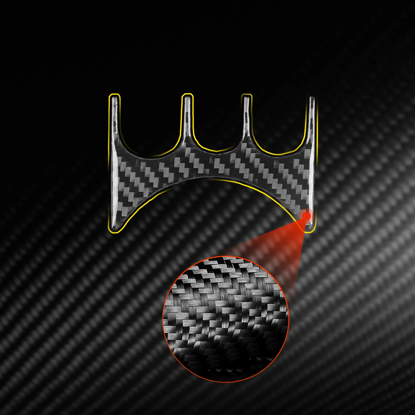 Real Carbon Fiber Car Accessories Center Console Decorative Trim Cover Soft Sticker For BMW E36 3 Series/M3 1994 1995 1996 view 6