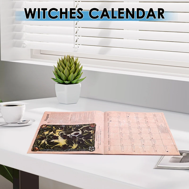 Witches Calendar Articles Decor Home 2025 Calenda 2025 Witches' Calenda Durables