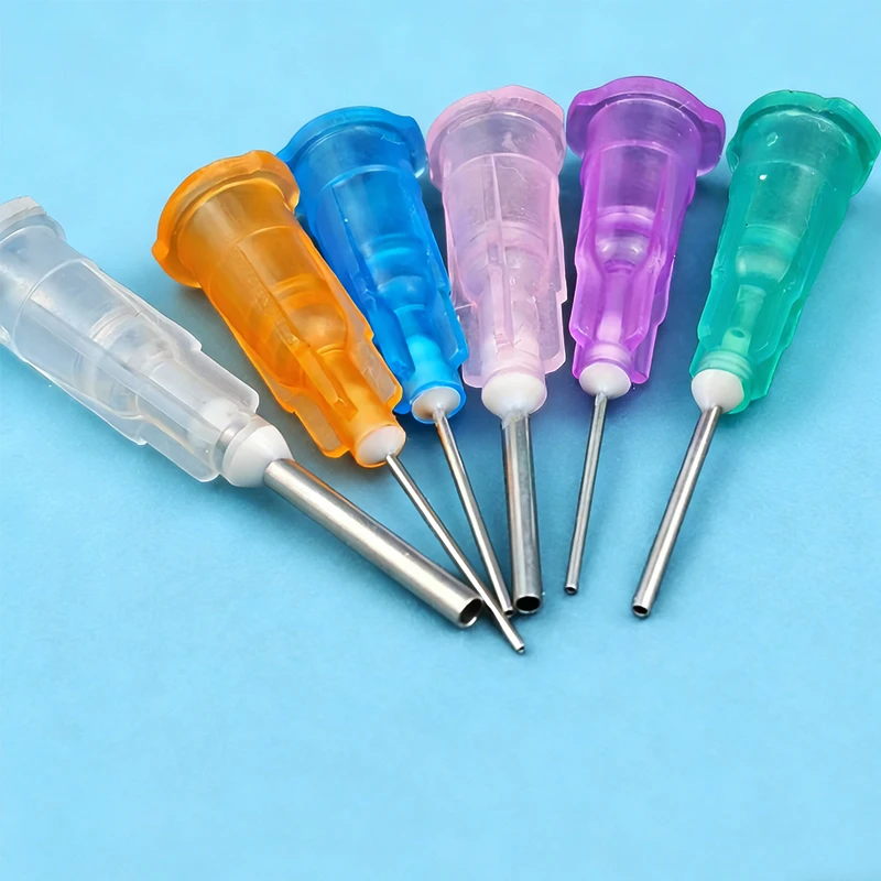 With 10 Needles Transparent Glue Bottle Polyethylene Needle Dispenser Dispensing Bottle for Rosin Solder Flux Paste 30ml/50ml view 6