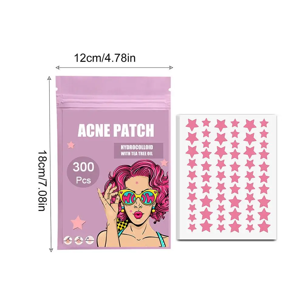 300/600pc Acne Pimple Patch Sticker Waterproof Acne Treatment Pimple Remover Tool Blemish Spot Facial Mask SkinCare Hidden Pimp