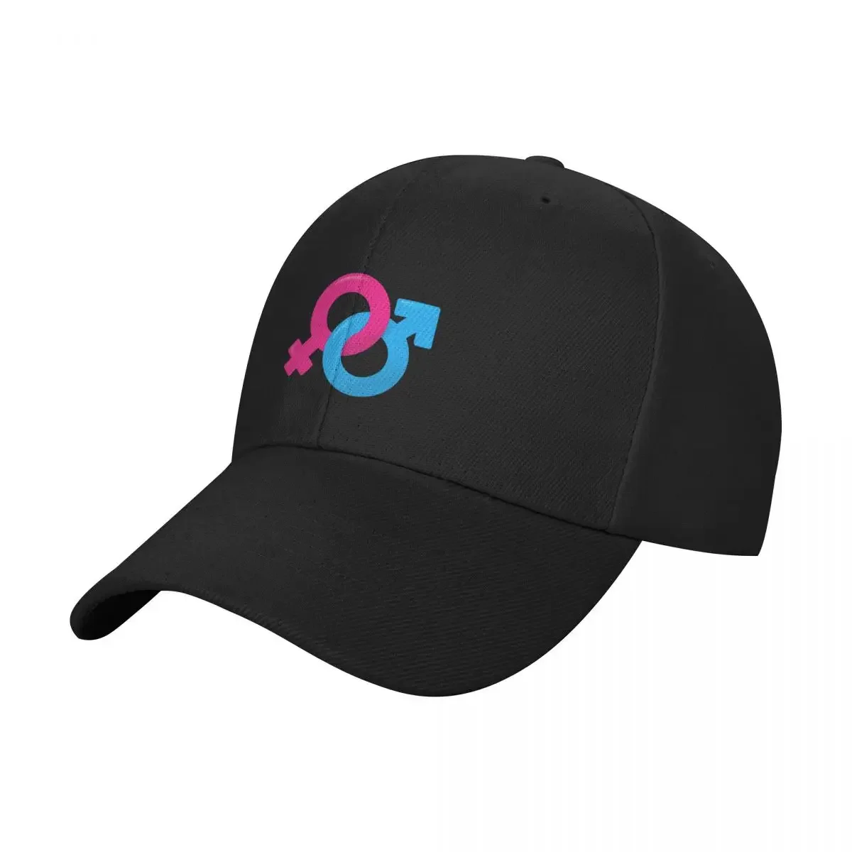 Illustration of an icon symbol heterosexual couple. Ideal for catalogs, informative and institutional material Baseball Cap