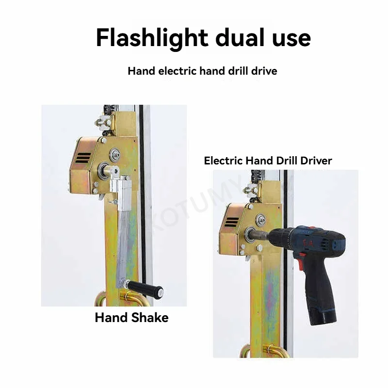 80KG Load-bearing Manual Unloading Tool Lift and Transport Stacker Multifunctional Lift Trolley Foldable and Portable