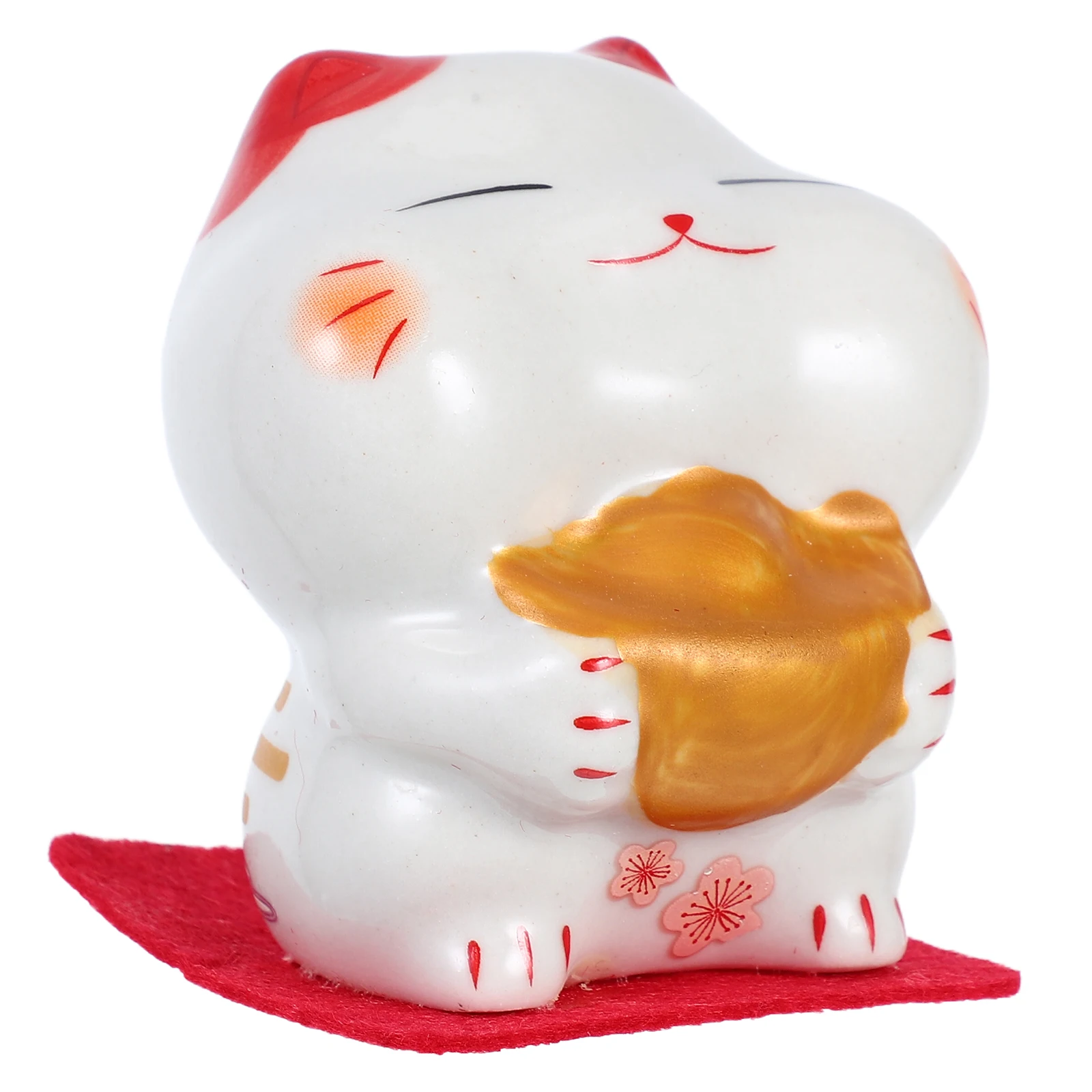 

Statue Asian Figurine Miniature Landscape Decor Ceramic Animal Statues Car
