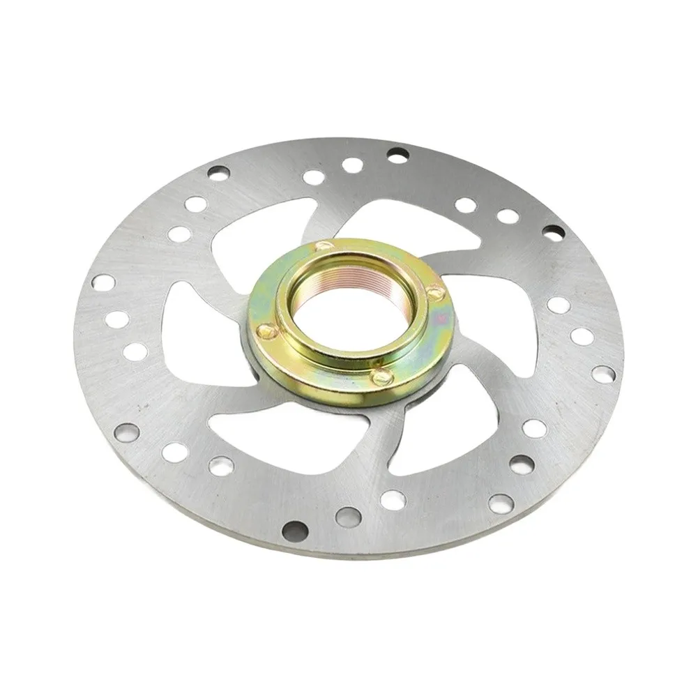 For Motorcycle Rear Drum to Disc Brake Conversion Kit Metal Black Complete Set for Electric Vehicle Brake Upgrade Fits 90 100mm