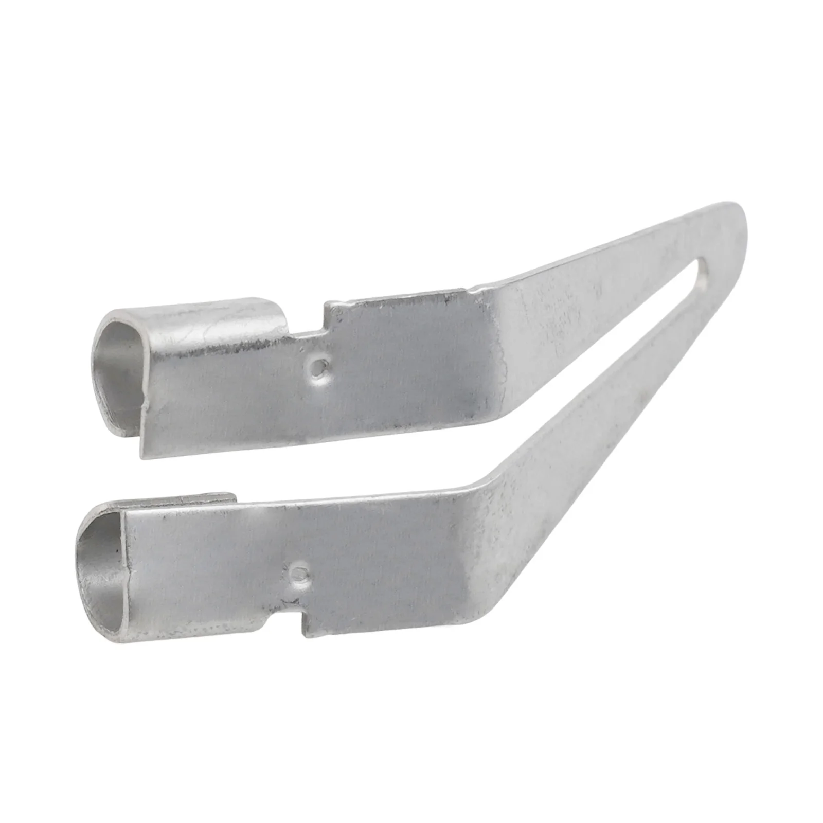 2pcs/5pcs Silver Smooth Head For Plastic Welding Tool Soldering Repair Iron Smooth Head With Open Buckle Interface Design