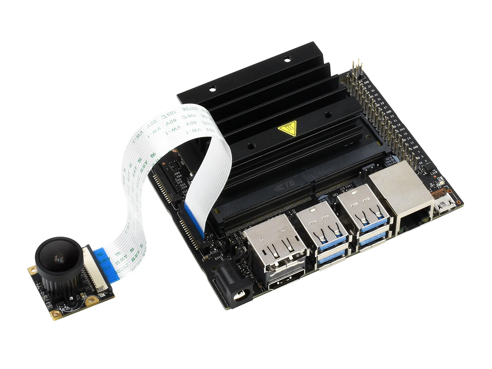 Módulo de cámara IMX477-160 de 12,3 MP, 160 °   Fov,Toepasslja Voor Jetson Nano / Raspberry Pi / Módulo de cómputo