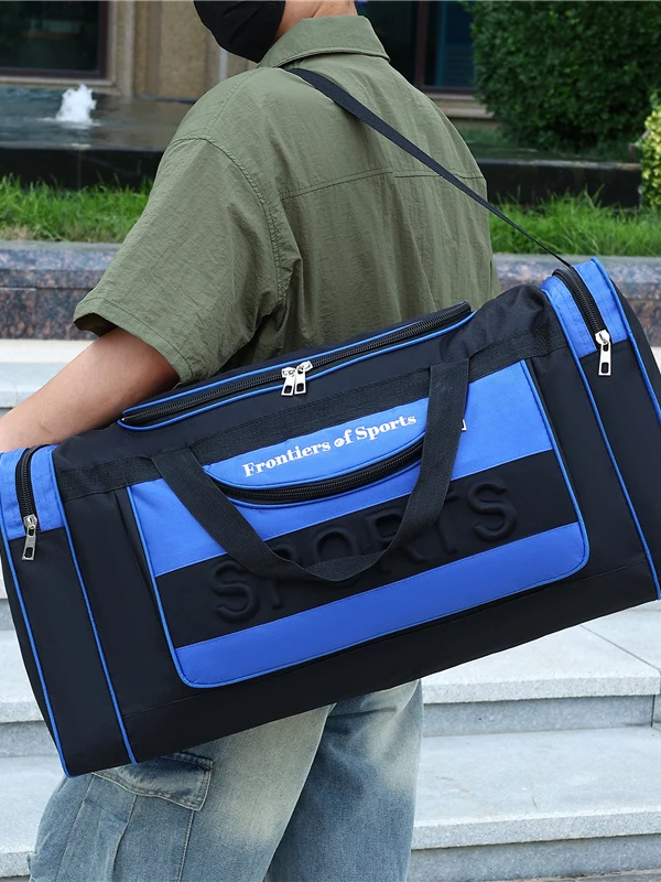 Large Capacity Handheld Travel Bag for Work And Moving Men's Long And Short Distance Luggage Bag Suitable for Youth Casual Sc...