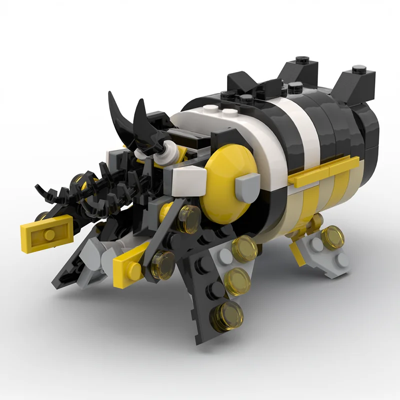 140pcs MOC Flamboyant Cuttlefish Model Building Blocks Construction Assemble DIY Creative Christmas Gifts Idea Toy Kids Birthday