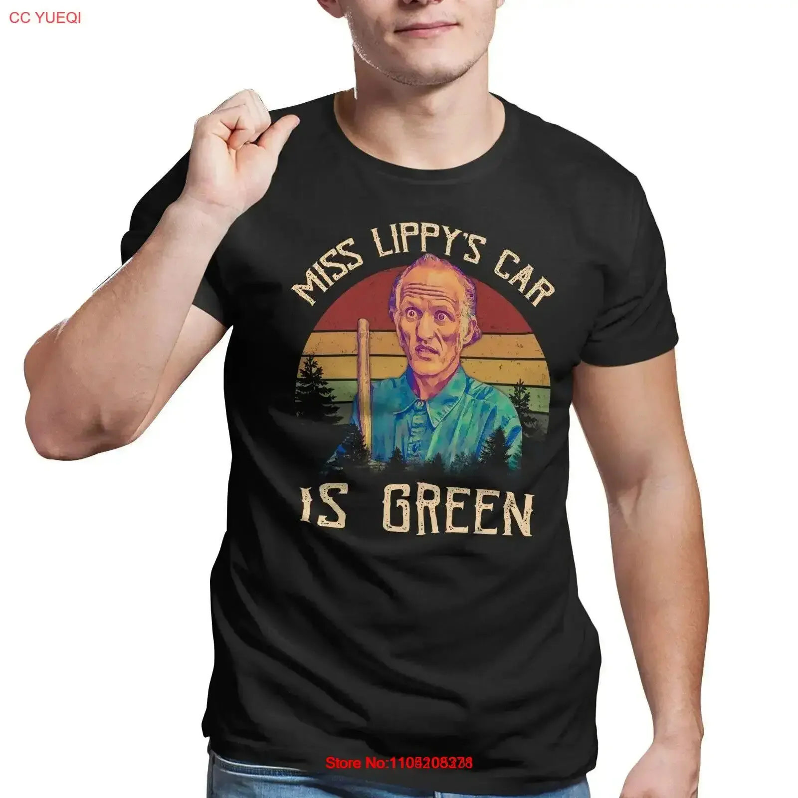 Billy Madison The Janitor Miss Lippy's Car Is Green Tree Vintage T Shirt vintage Washed homme Top For Everyday Wear Breathable