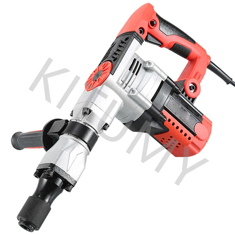 220V Electric Demolition Hammer Household Special Concrete Electric Pick Industrial Multi-function Shock Drill Professional Tool