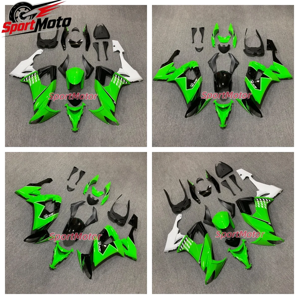 Motorcycle Accessories Fender Fuel Tank Side Panel Frame Fairing Kit Dry Carbon Fiber For Kawasaki ZX10R 2008 2009 2010