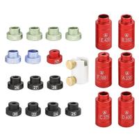Gap Meter Comparator Kit Reloading Headspace Gauge Comparator Kit with 14 Inserts and 6 Bushings Reloading Supplies