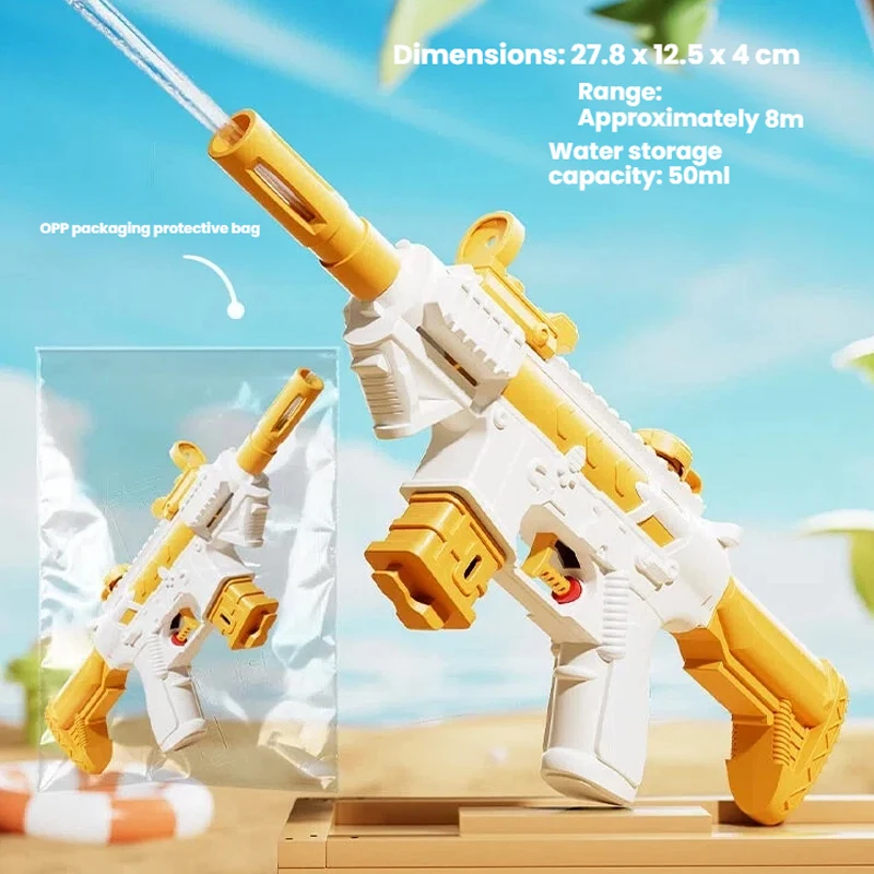 

New Summer Water Guns Non Electric Pistol Shooting Toy Manual shooting water gun Outdoor Beach Gun Summer Water Toy