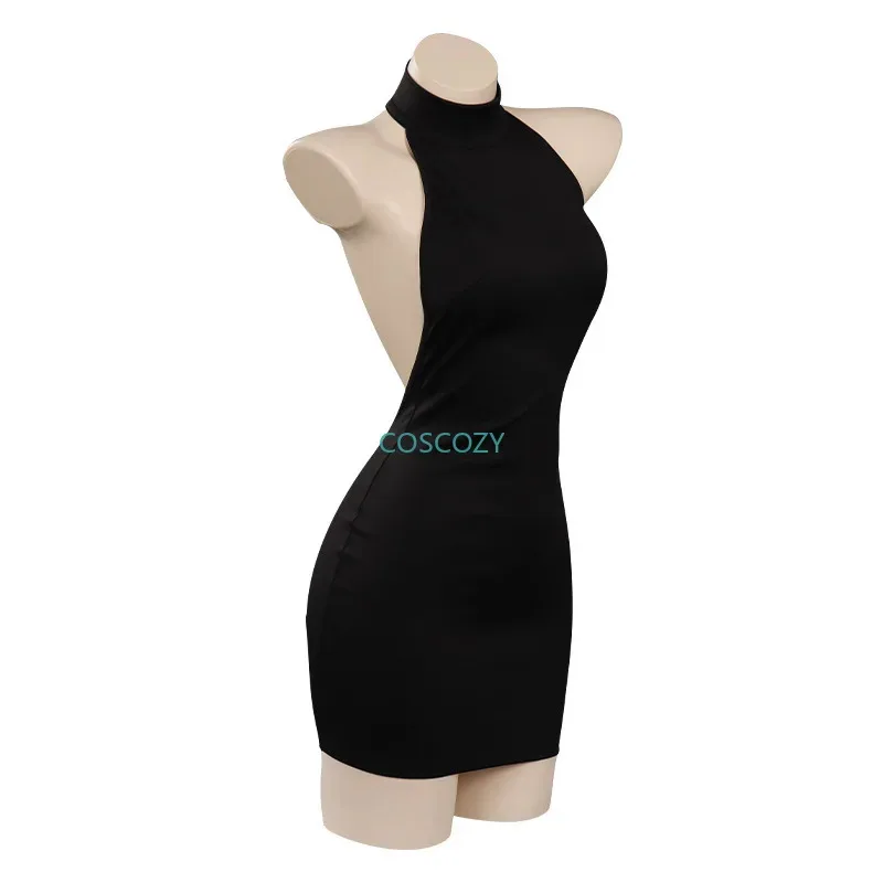 2025 New in Gold Vermeil Cosplay Costume Dress Black Uniform Outfits Halloween Carnival Party Suit
