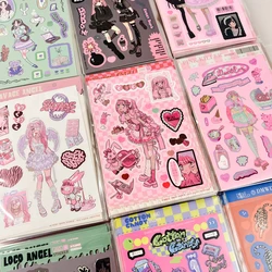 Sharkbang BOBO Glittering Cute Girl Scrapbooking Stickers Idol Kpop Decorative Junk Sticker Journal Korean Full Set Stationery