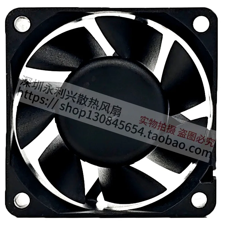 60mm 24V 0.15A Brushless Cooling Fan High Speed Quiet Operation Metal Frame Ventilation Fan for Inverter Control Cabinet Industr