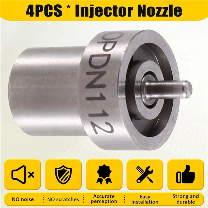 4PCS DN0PDN121 Diesel Engine Injector Nozzles Set 105007-1210 Fuel Injection Atomizer For Mazda Spray DNOPDN121-A28K