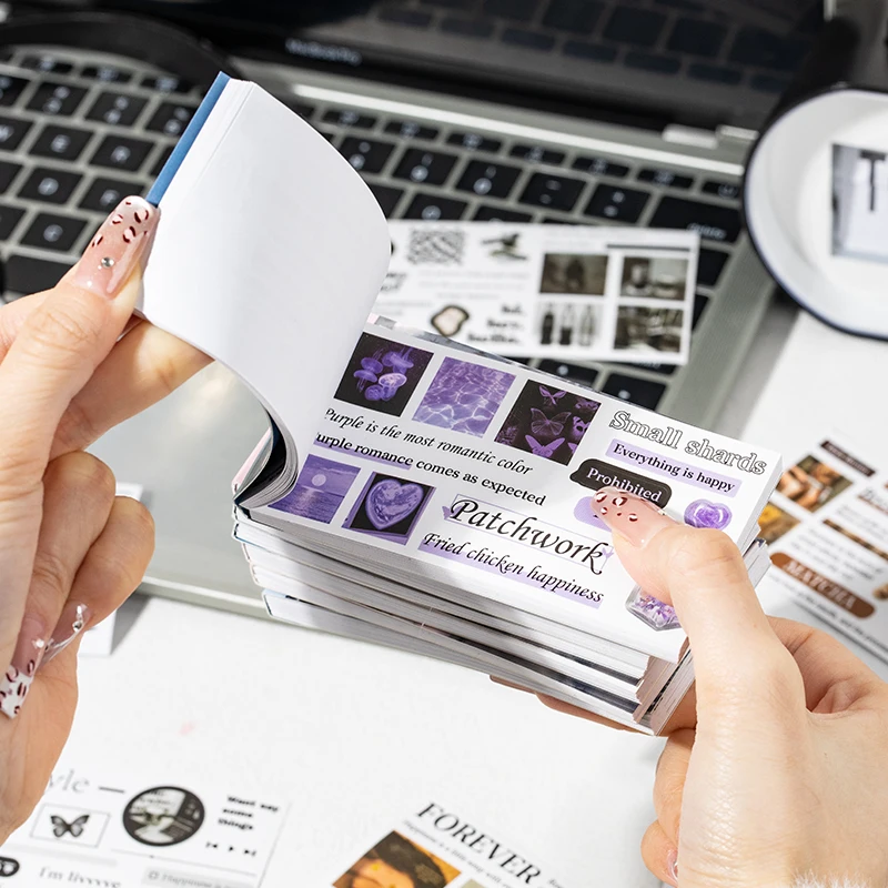 30 unid/libro coreano Ins Daydream Valley serie película cortada pegatina diario funda de teléfono DIY Scrapbooking pegatinas de decoración Kawaii