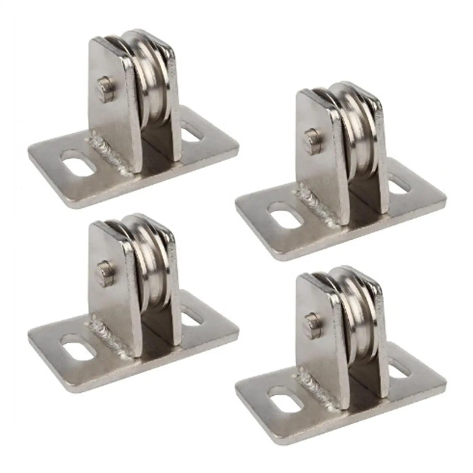 

Комплект из 2 бесшумных роликов из углеродистой стали с канавкой для троса, легко устанавливаемых, для бельевой веревки, раздвижных ворот, кабеля, шнура