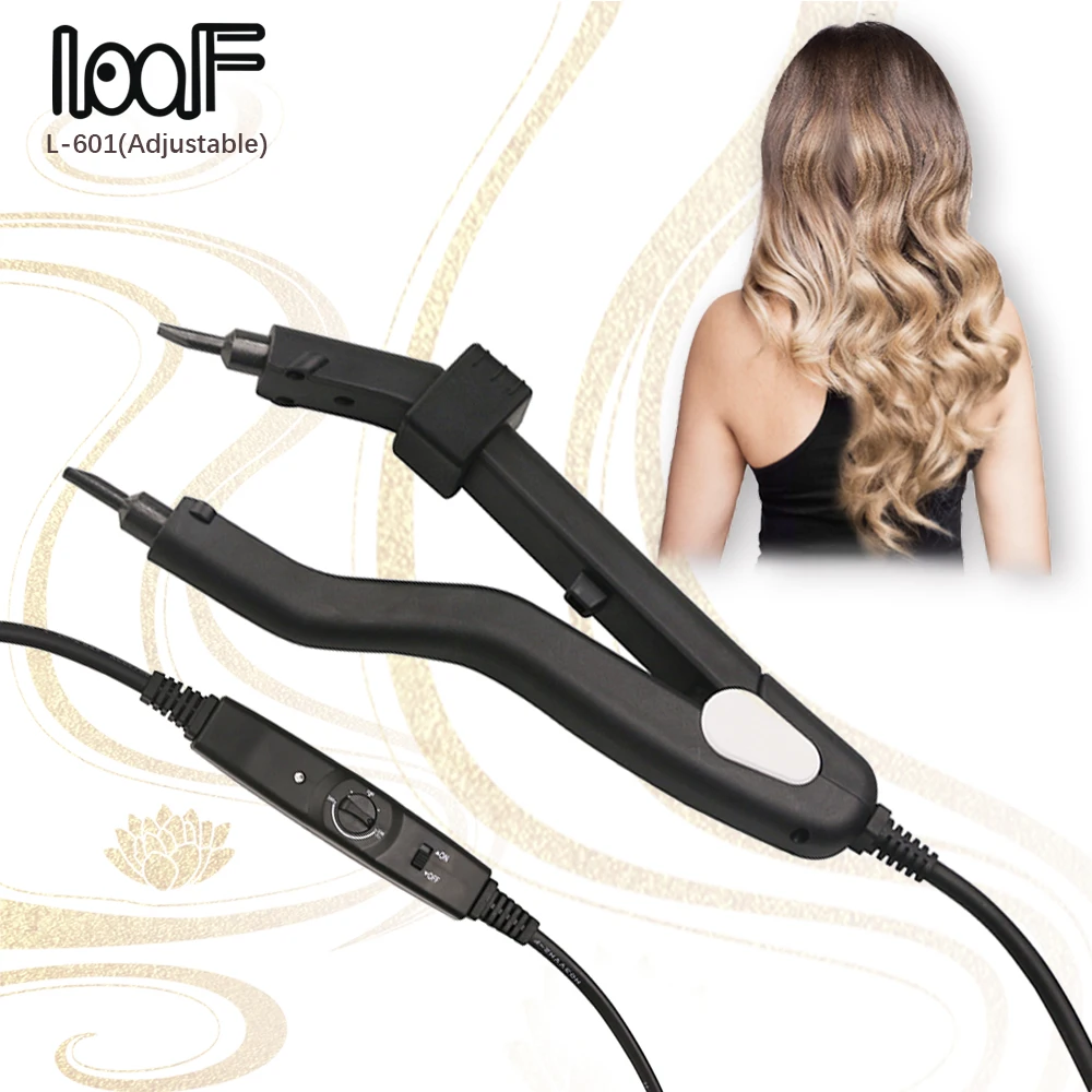 

LOOF mini hair extension Hair Extension Iron 220 degree Heat loof mini Hair extension iron Heat Connector tools L-601