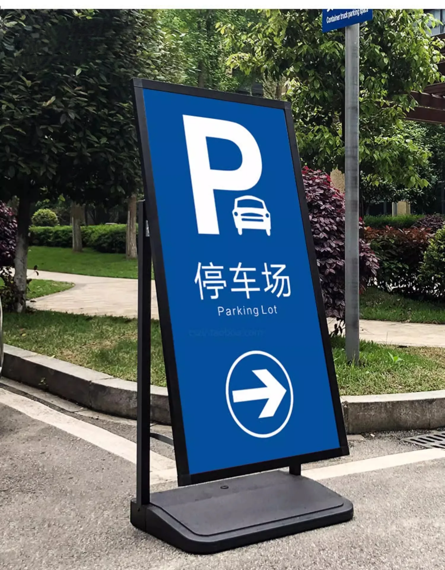 Hot Sale Water Based Pavement Sign Poster Holder Front Yard Sign Windproof 60x90cm