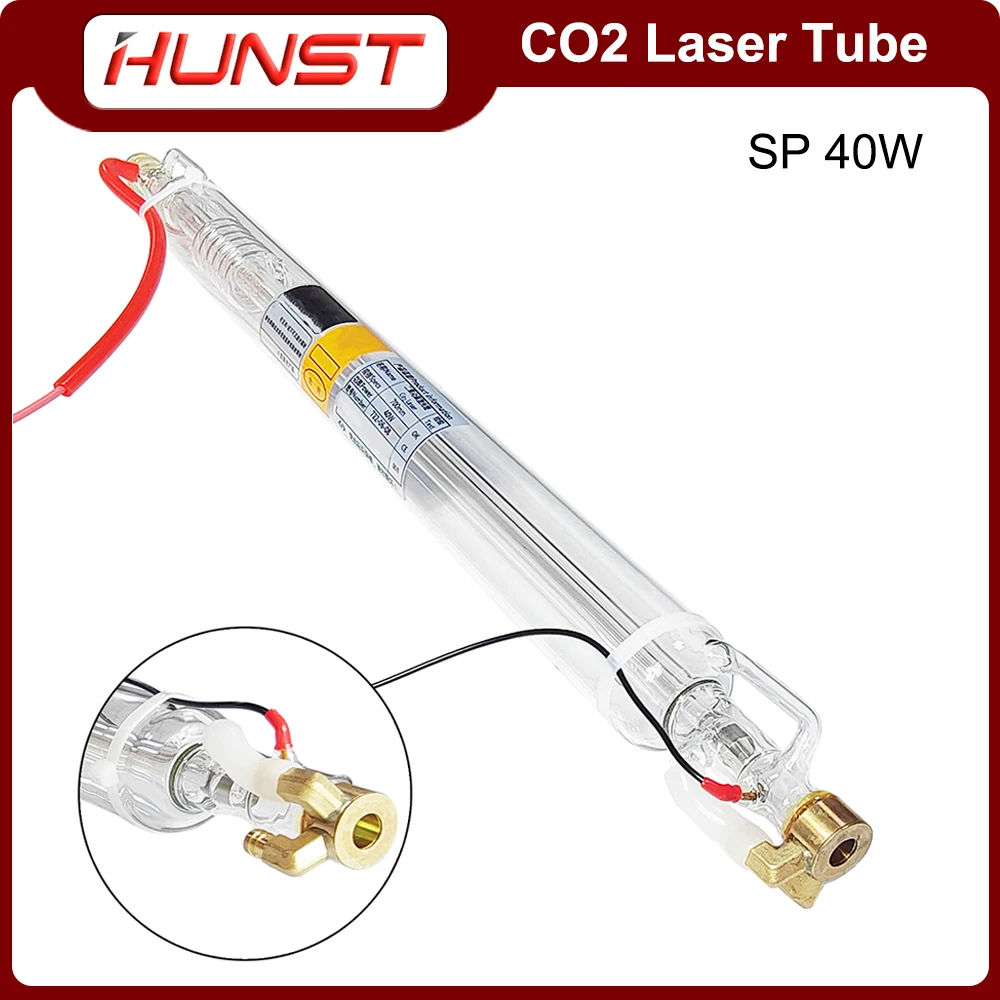 Hunst SP 40W Co2 Laser Tube Diameter 55mm Length 700mm Suitable for Engraving and Cutting Machine