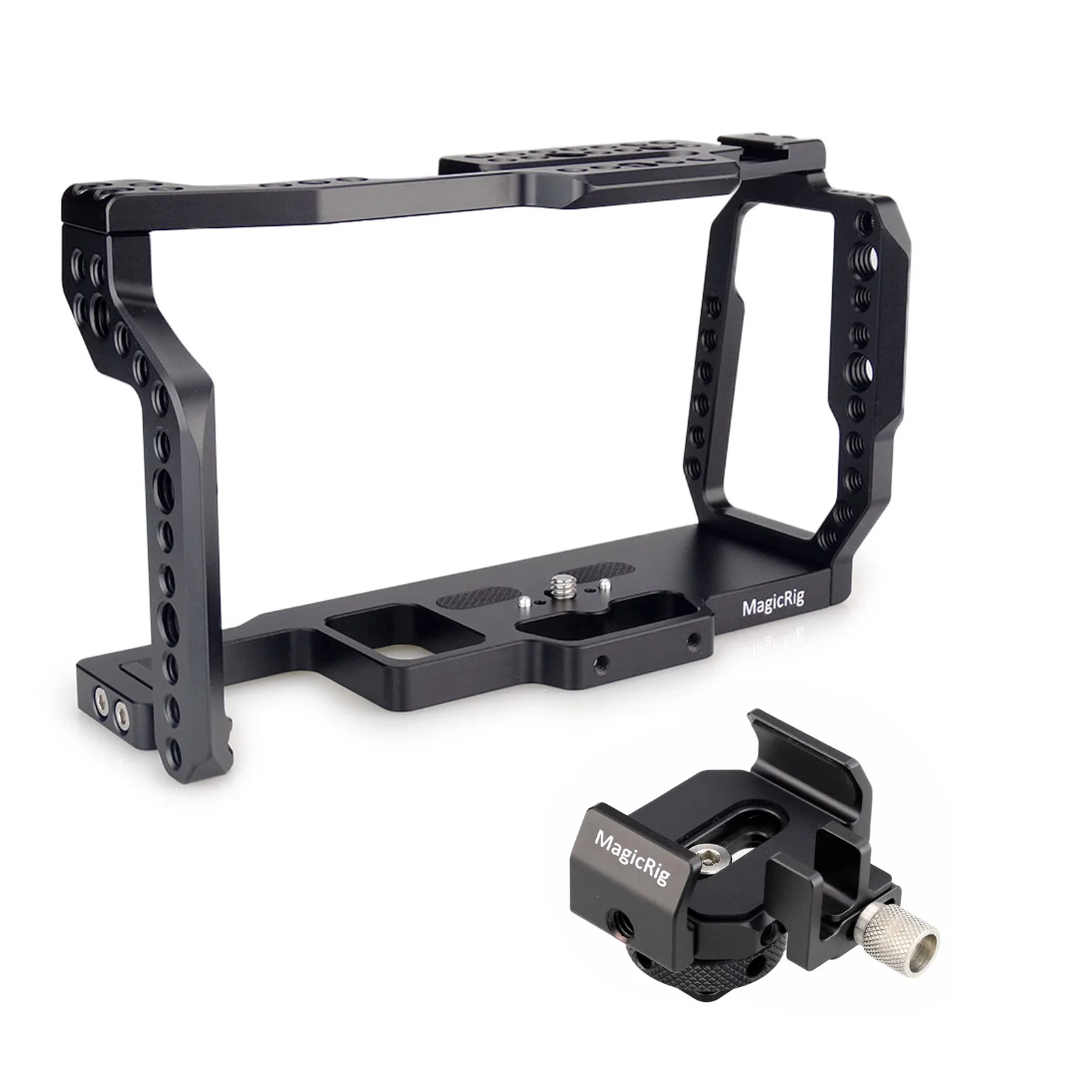 Magicrig Bmpcc 4K/Bmpcc 6K Camera Kooi Kit Met T5 Ssd Card Mount Klem Voor Blackmagic Pocket cinema Camera Bmpcc 4K & Bmpcc 6K