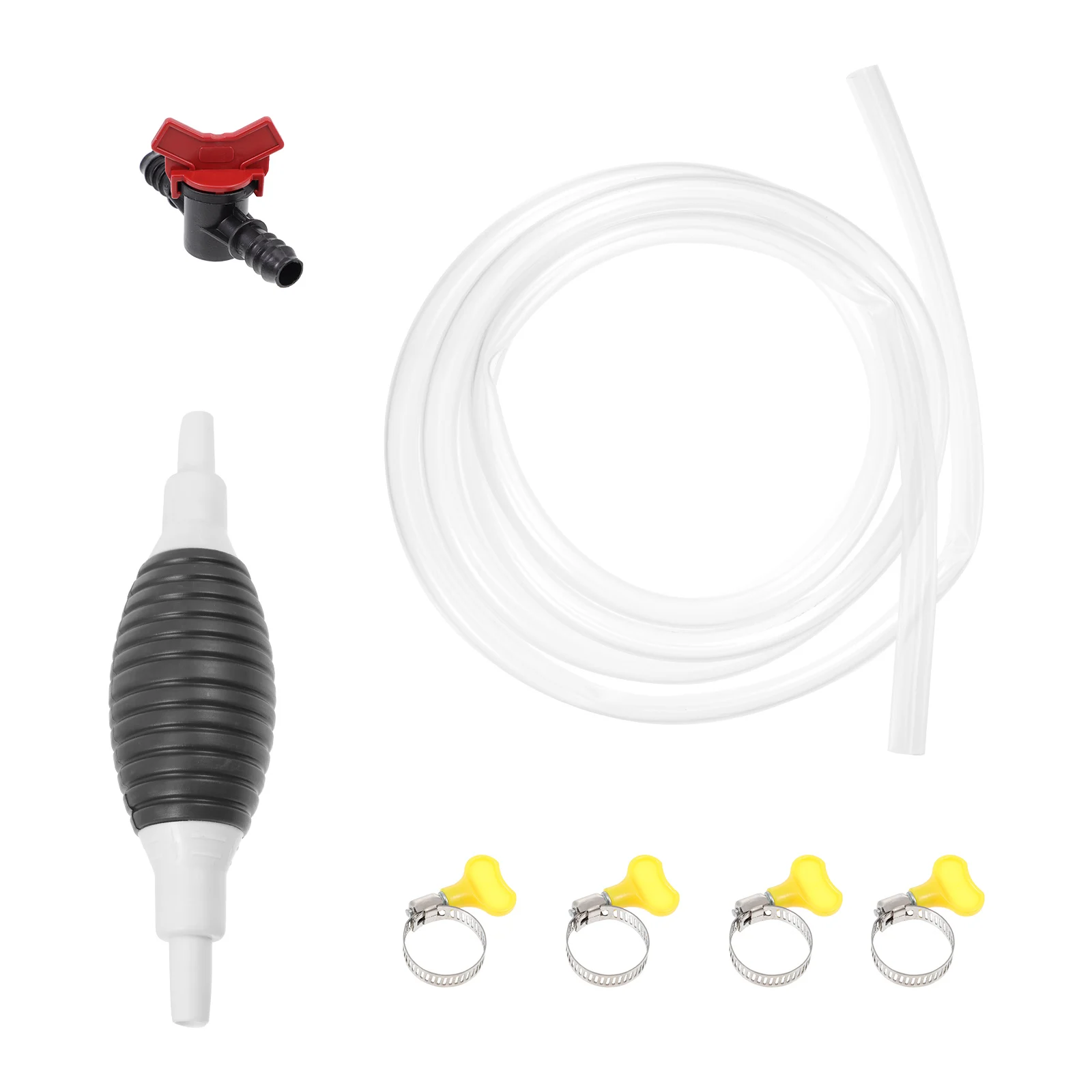 

Manual Oil Pump Set PVC Plastic Large Sphere Durable Fuel Petrol Water Transfer Pumps Car Accessories Hose