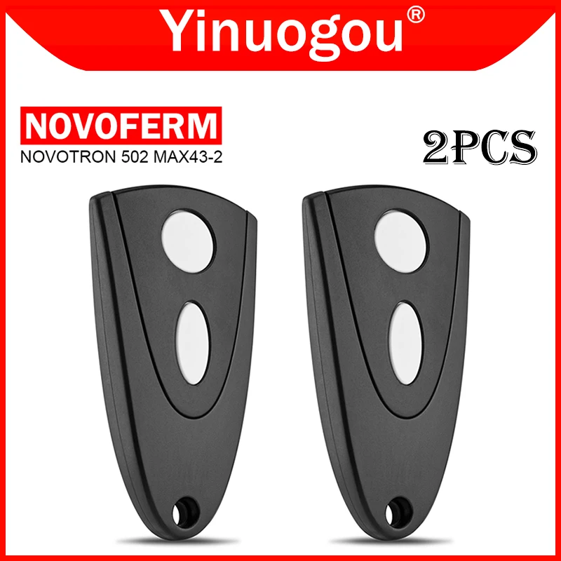 

2PCS NOVOFERM NOVOTRON 502 MAX43-2 504 MAX43-4 512 MIX 43-2 MINI-NOVOTRON 504 522 524 MNHS433 Garage Door Remote Control 433MHz