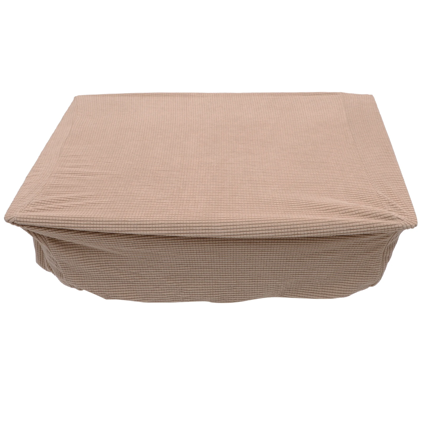 

Square Stool Protector Elastic Stretch Low Stool Seat Cover Solid Color Scratch Resistant Dining Chair Cover Chair Protector