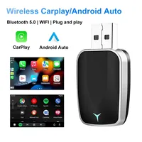 2025 Wired To Wireless CarPlay Android Auto Wireless Adapter Plug and Play Fast Connect Universal for Nissan Wireless Adapter