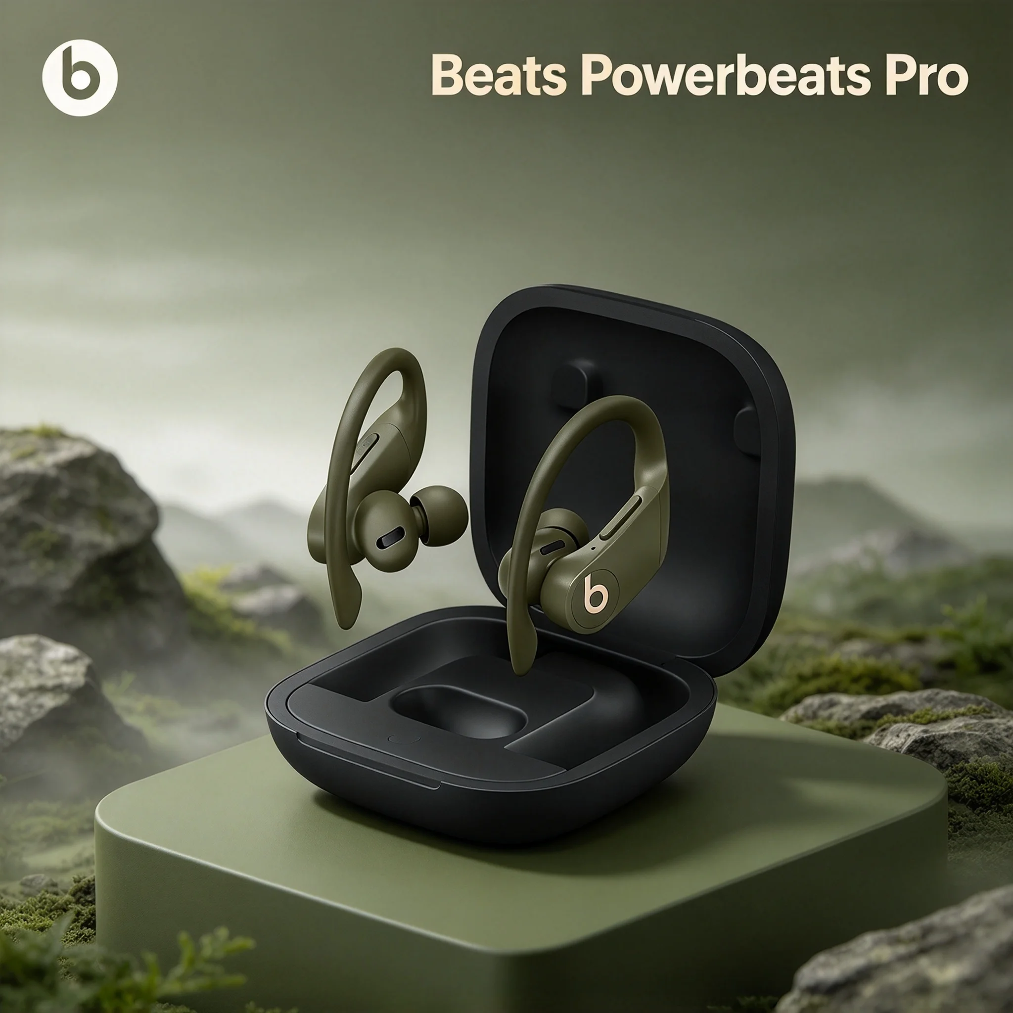 Beats Headphone Powerbeats Pro - سماعات أذن لاسلكية حقيقية من نوع