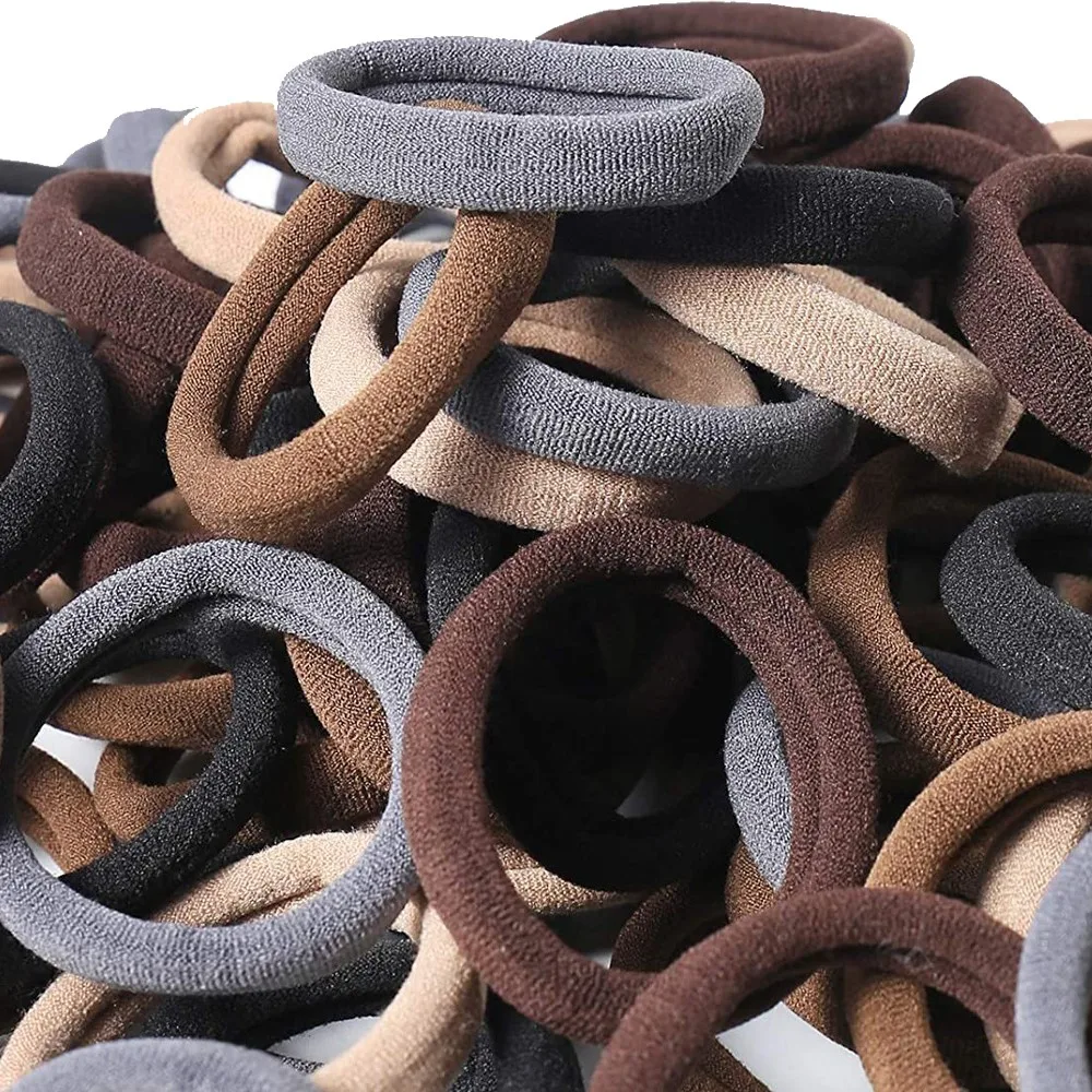 

50/100pcs Hair Bands No Damage for Women Girl Hairband High Elastic Rubber Band Hair Ties Ponytail Holder Scrunchies Accessories
