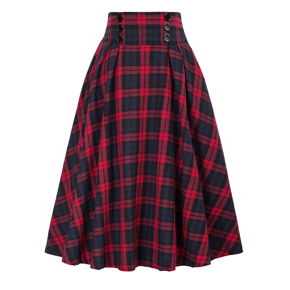 Casual Swing Skirt Fashionable Skirt 1 PC Package Brand New Polyester Fabric XL Waist 82cm 32.3inch Length 75cm 29.53inch