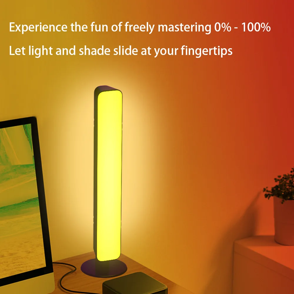 Smart RGB LED Light Bars, Atmosphere Lights, Backlight for Computer Gaming, TV Room Decoration Lamp, Night Light, 16 Colors