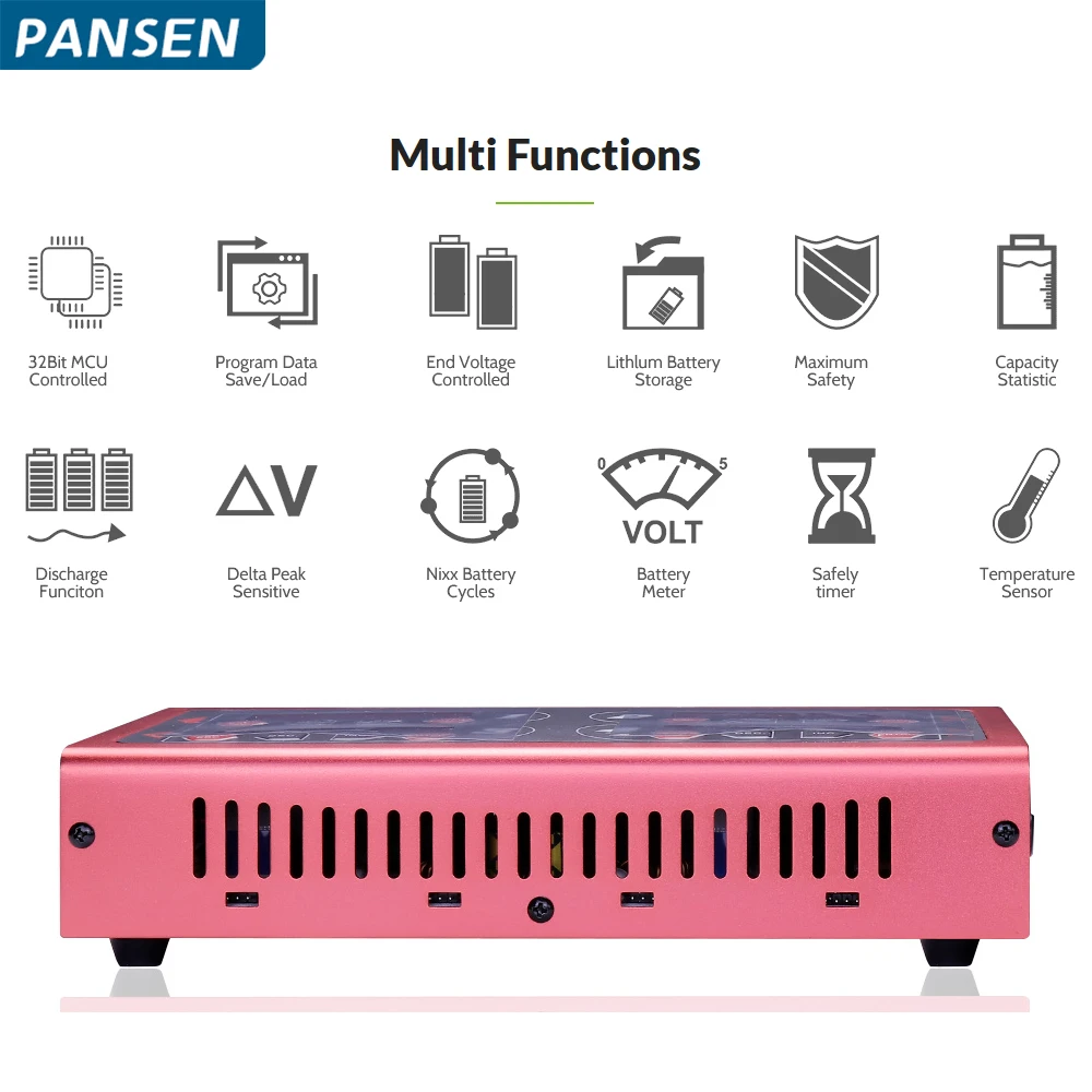 EV-Patricia-Déchargeur Eousl avec écran LCD numérique, chargeurs pour drones modèles, peut charger quatre batteries au lithium 6s, CQ3, 100W