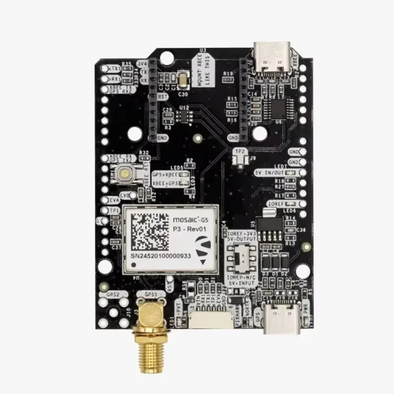Factory RTK GNSS Receiver Development Board for Mosaic-G5 P3 Multi-Band Module Centimeter Accuracy 85x55mm for Drones