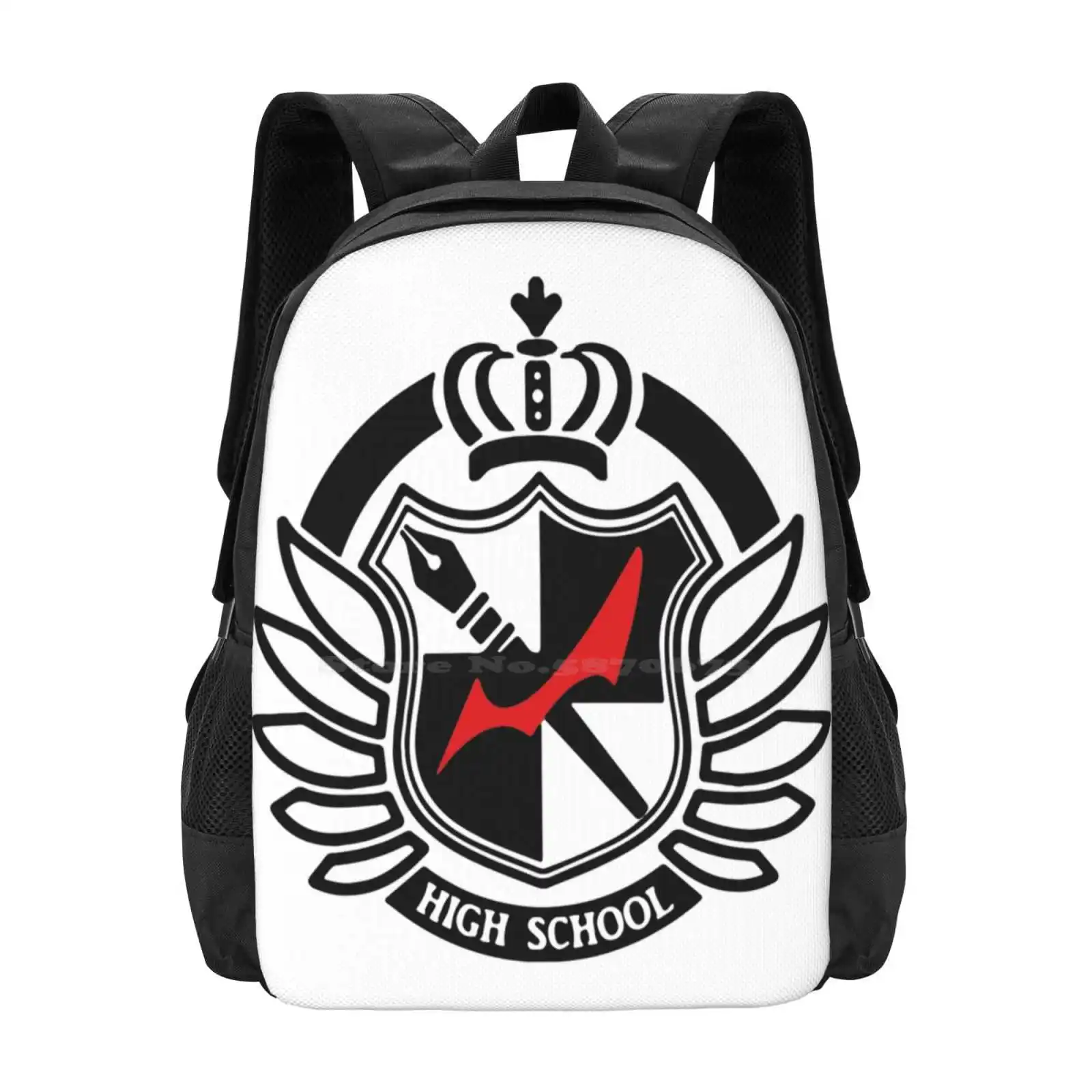 

Школьный рюкзак большой емкости Hope's Academy, сумки для ноутбука Hopes Academy Monokuma Danganronpa 2, триггер Happy Havoc Goodbye