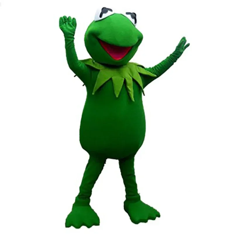 A Hot Sale Hot Sale Kermit Frog Mascot Costume free shipping halloween cosplay cartoon