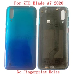 Back Cover Rear Door Housing For ZTE Blade A7 2020 Battery Cover with Logo No Fingerprint Holes Version Repair Parts