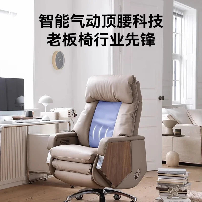 كرسي ألعاب 7 نقاط تهتز الأثاث الكهربائية مسند القدمين إطار خشبي متين كرسي كرسي الكمبيوتر مع عجلات غرفة نوم كرسي #6