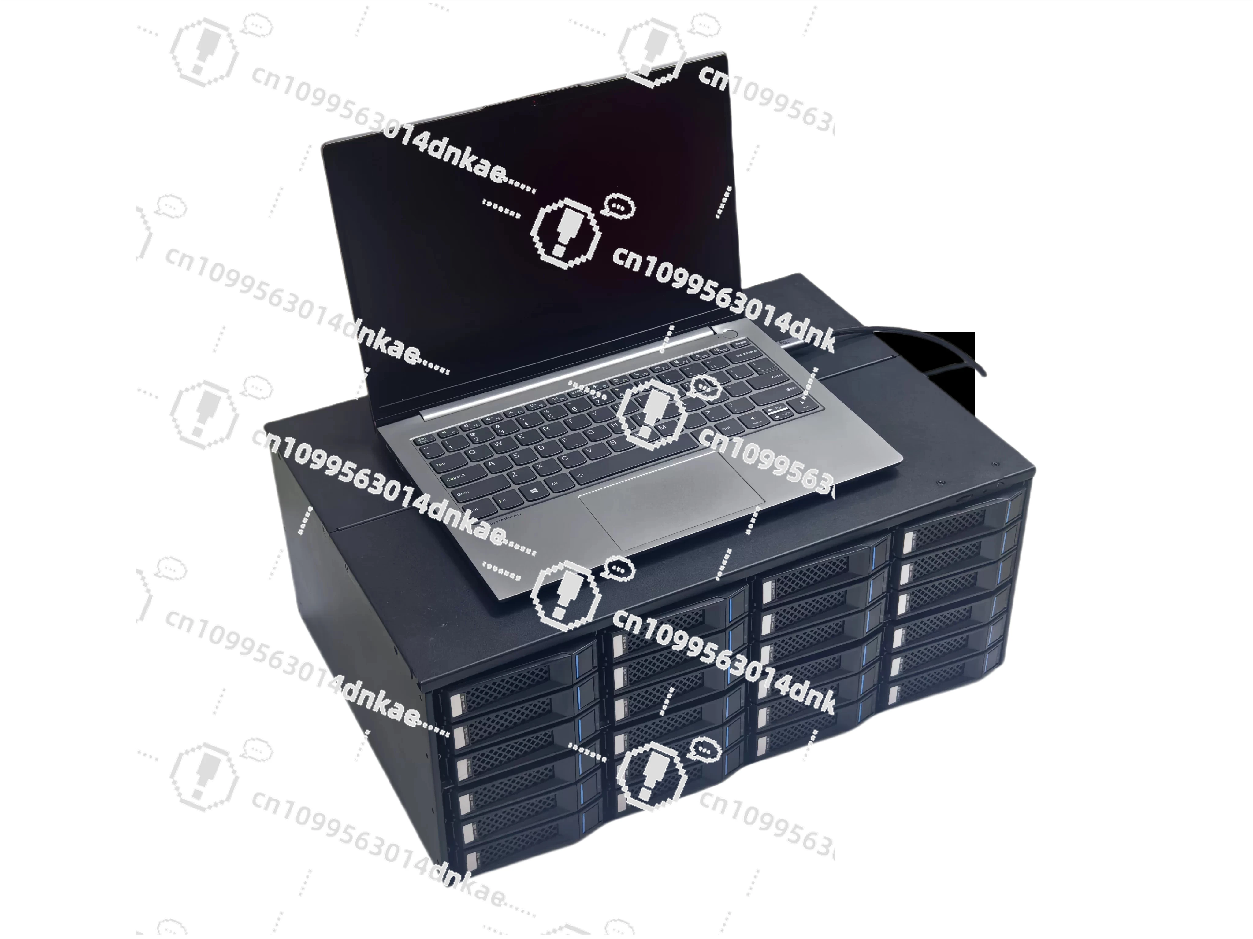 3 4 USB4 Interface M424 24 Disk Position 22G High Speed Metal Storage Expansion Cabinet NAS Built-in Power Supply