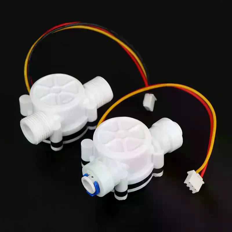 

Белый датчик расхода PE серии Цифровой датчик расхода жидкости YF S401 S402 G3/4 G1/2 Встроенный измеритель с эффектом Холла для машины RO