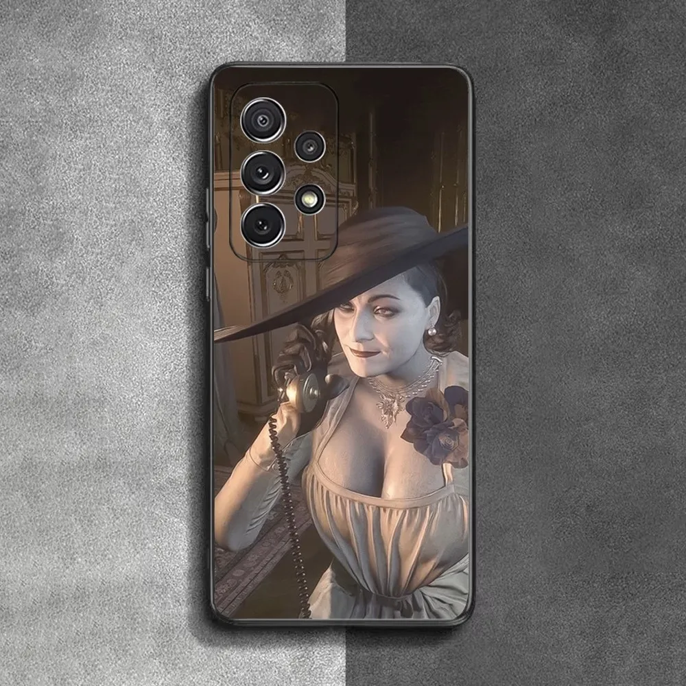 Custodia per telefono da gioco R-Residents E-Evils per Samsung S25, S24, S23, S22, S21, S20, S10, Ultra, Plus, Lite, FE, Cover morbida in silicone nero