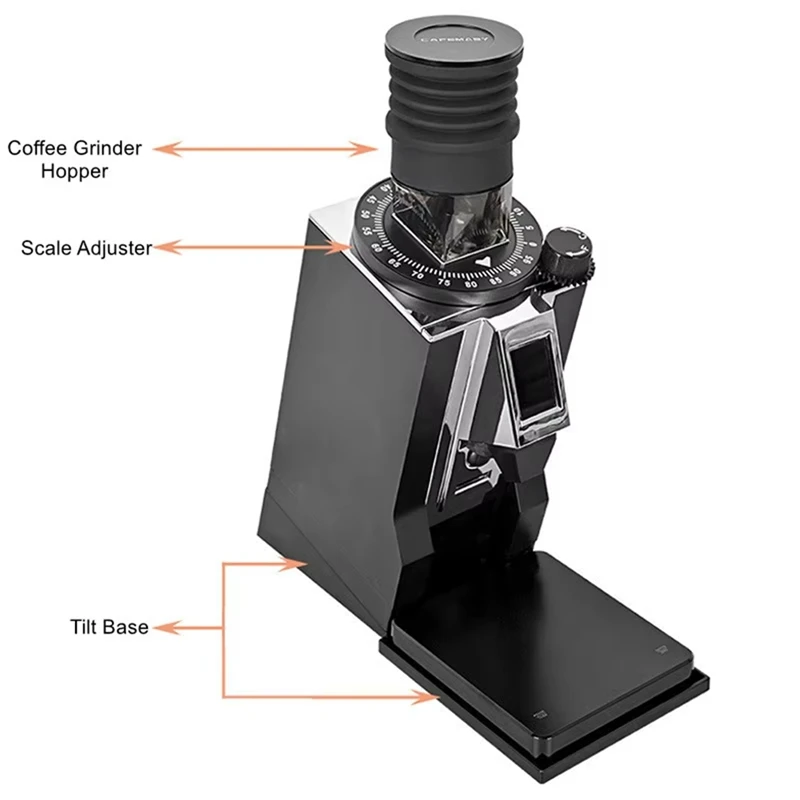 Tilt Base Stand For Eureka Mignon Grinder Tilted Base With Tray,Incline Stand With Tray For Eureka With Towel-L19