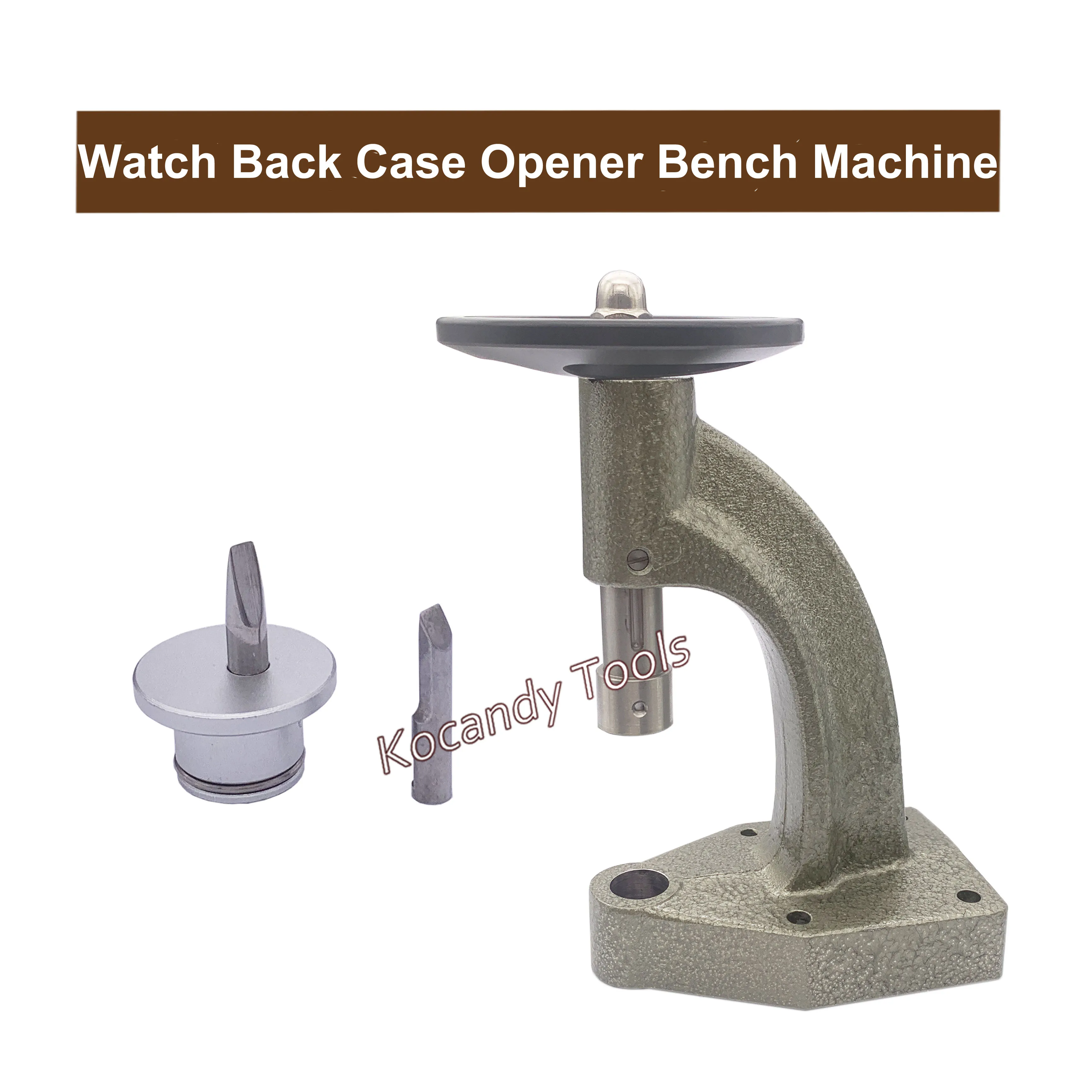 ที่เปิดฝานาฬิกาหมุนล้อมือพร้อมใบมีดเปิดสองใบเครื่องมือซ่อมนาฬิกาสําหรับช่างซ่อมนาฬิกา