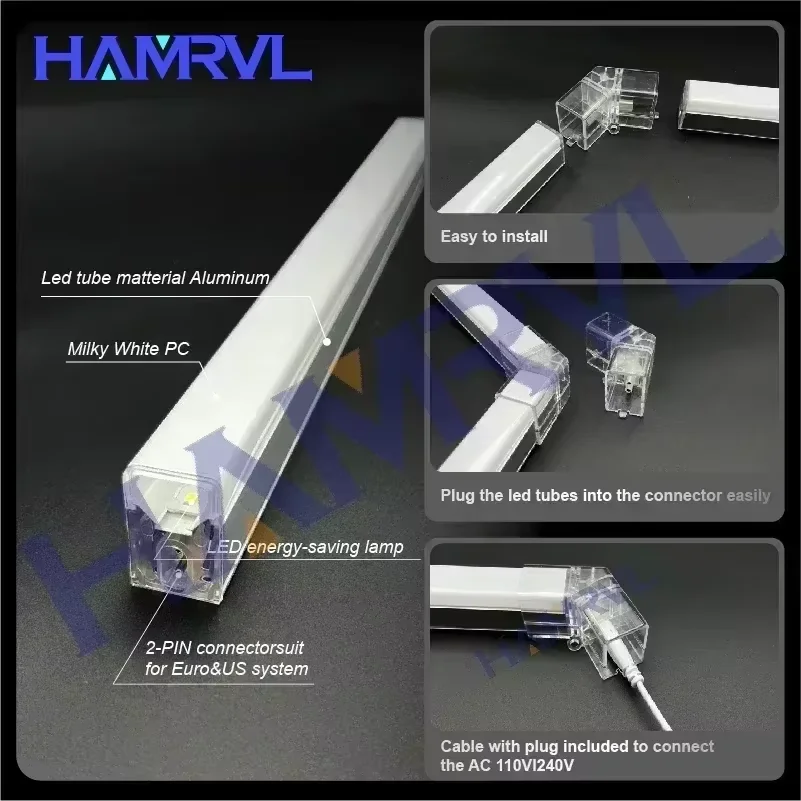 مسدس LED لوحة ضوء 3000K-6000K قابل للتعديل درجة حرارة اللون العسل ضوء السقف للمرآب/صالة الألعاب الرياضية/ورشة العمل/متجر الحلاقة